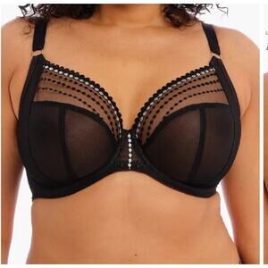 38H Elomi Matilda Side Support Plunge Bra in Black